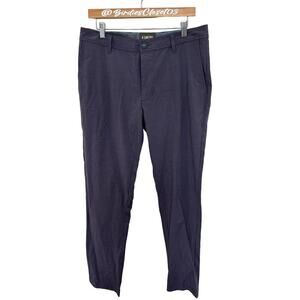Linksoul Men's Golf Casual Chino Straight Navy Pant NWOT 33R $130